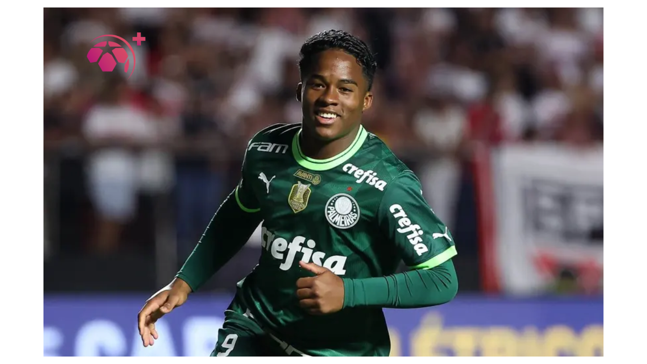 Endrick do Palmeiras é classificado como o segundo jogador mais promissor do futebol mundial