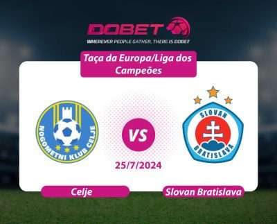 Avaliação de Celje vs Slovan Bratislava 25/7/2024