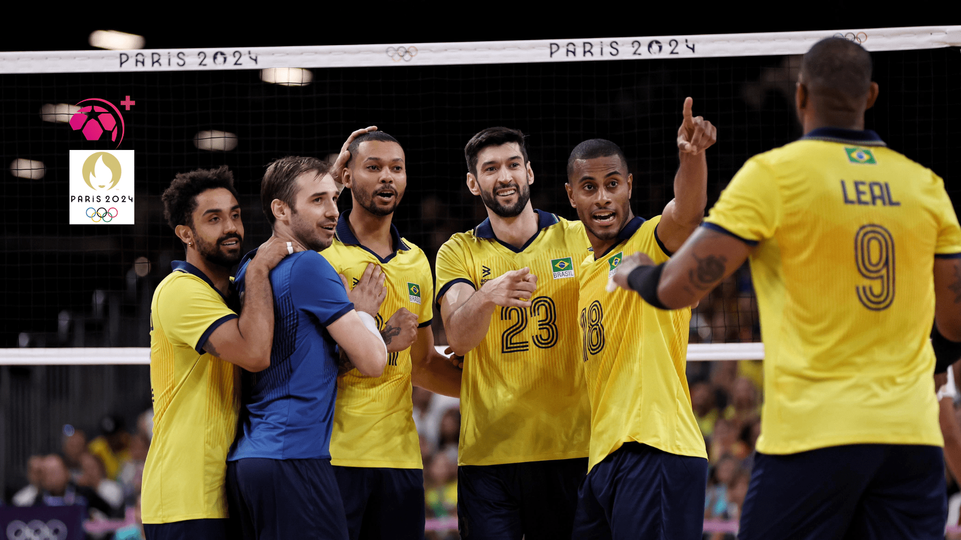 Paris 2024: Brasil vence Egito no vôlei masculino e se classifica às quartas de final