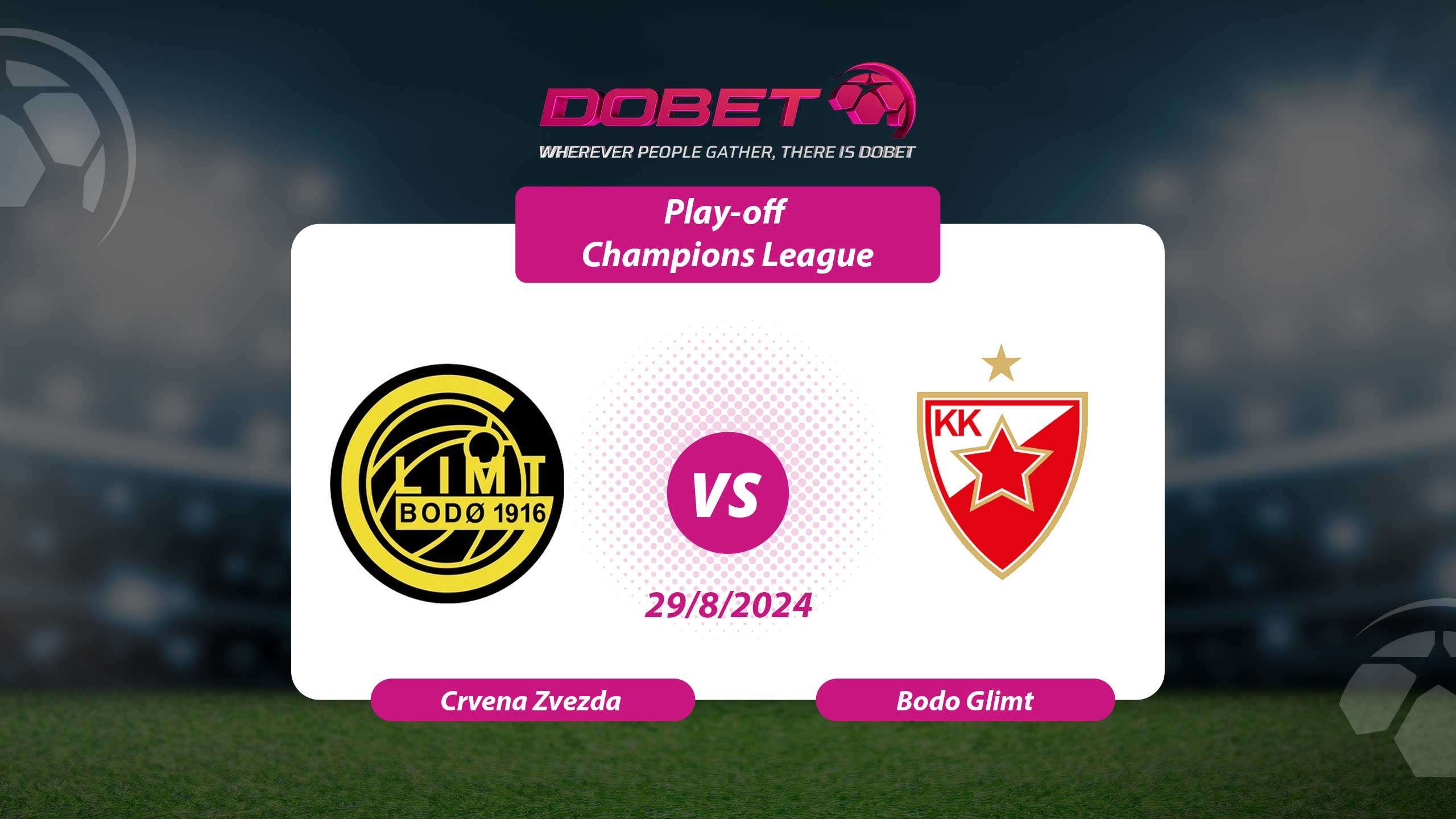 Comentário de futebol Crvena Zvezda x Bodo Glimt 29/8/2024