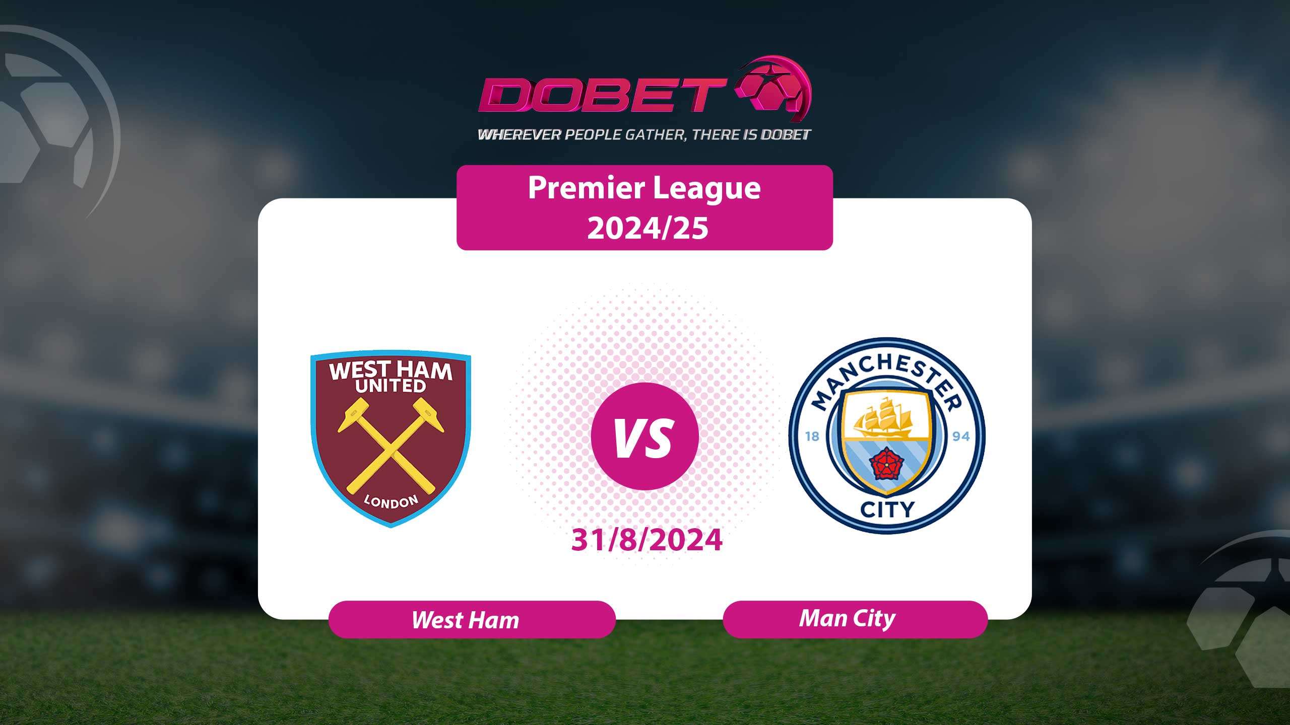 Comentário de futebol West Ham x Man City 31/8/2024