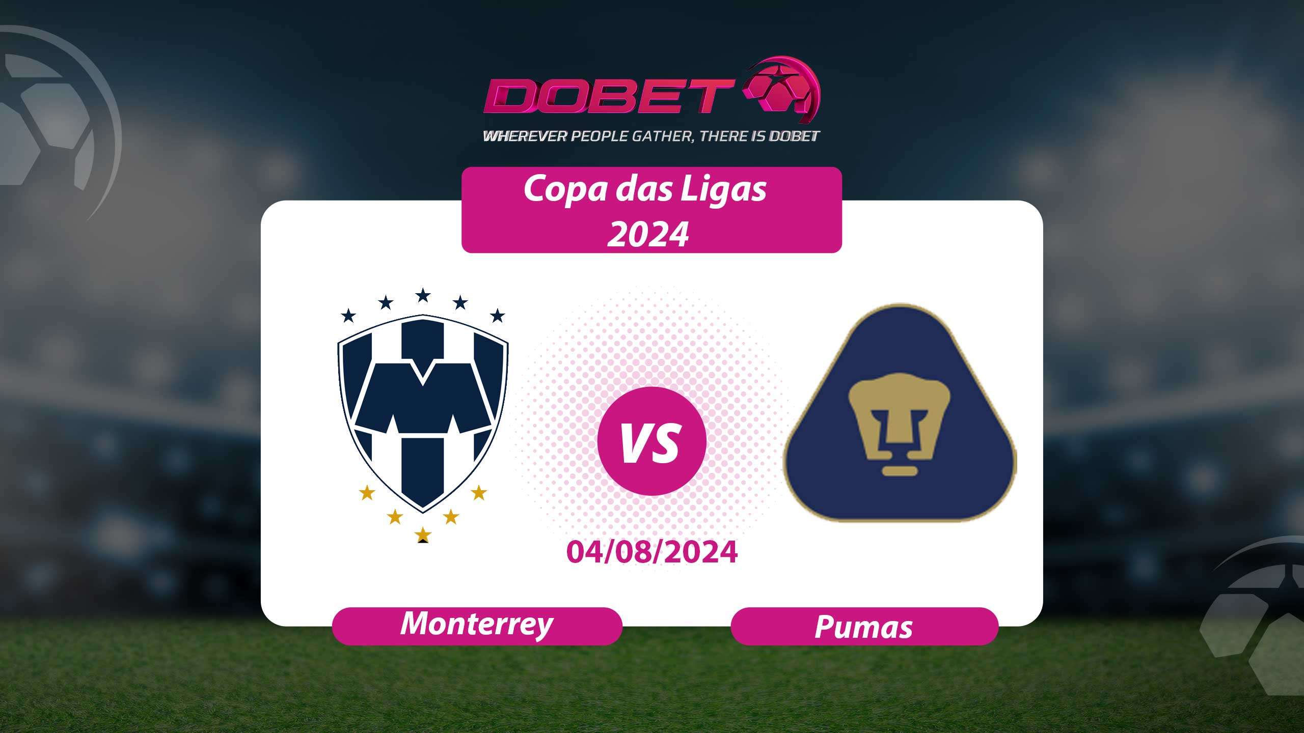 Comentário de futebol Monterrey x Pumas 4/8/2024