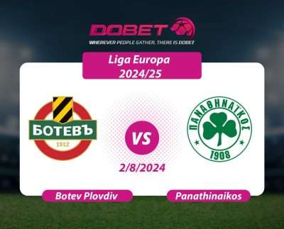 Avaliação de Botev Plovdiv vs Panathinaikos 2/8/2024